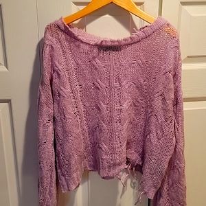 Summer sweater lavender